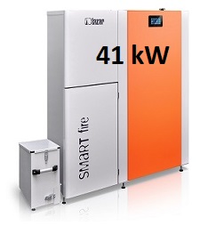 Pelletskessel 41 kW